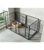 Amazon | KIRATAKU 大型犬 サークル スチール製 ペットサークル 犬用